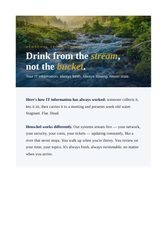 Drink from the stream flyer thumbnail