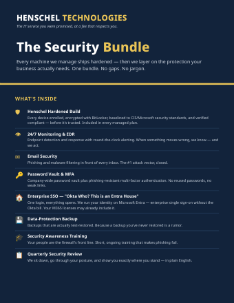 Security bundle flyer thumbnail